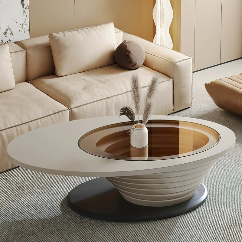 Wayfair coffee table oval discount